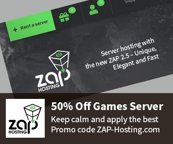 Zap Hosting Coupon Games Server Huge savings 50%